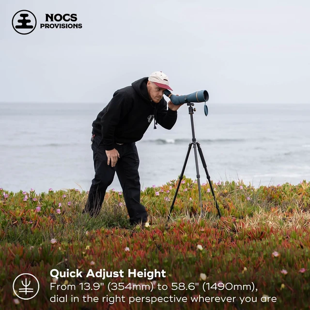 Alt view image 4 of 5 - Black Aluminum Tripod by Nocs Provisions