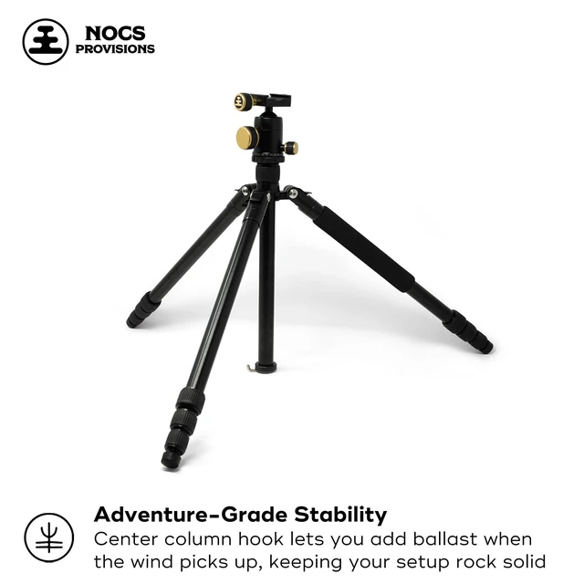 Alt view image 3 of 5 - Black Aluminum Tripod by Nocs Provisions