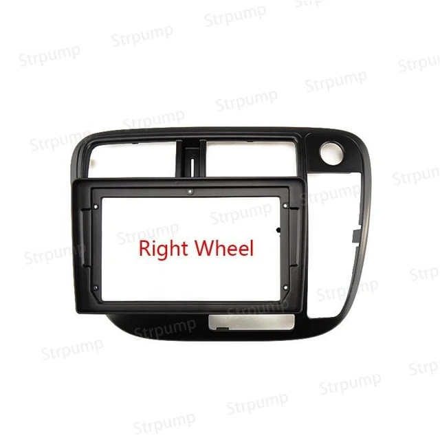 Alt view image 2 of 3 - 9'' for 1998-2000 Honda Civic RHD Car Radio Stereo Audio Frame Fascia Bezel Trim Kit