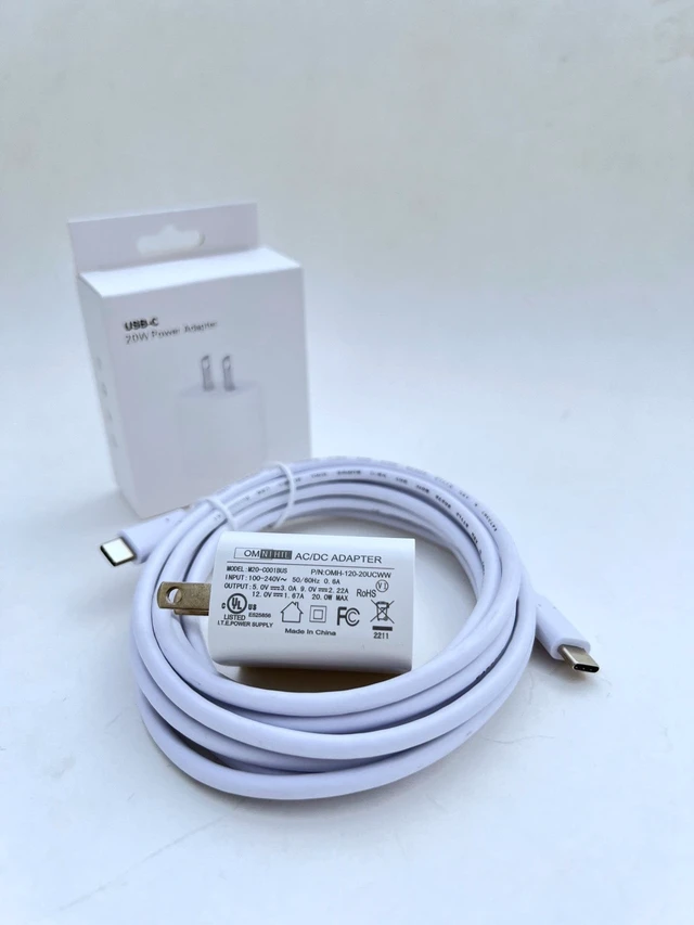 Alt view image 4 of 5 - OMNIHIL Wall Charger+USB-C-to-USB-C Cable Compatible with GL.iNet GL-MT3000 (Beryl AX)