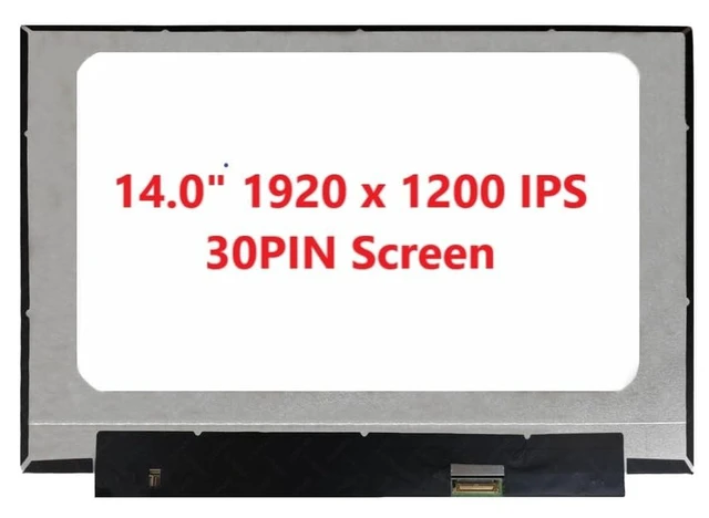 Alt view image 3 of 5 - Fullcom New LCD Replacement Screen (Non Touch) 14.0 Inch IPS (No Brackets) N140JCA-ELK WUXGA 1920x1200 30 Pin Matte for HP for Laptop/Display/Screen/LCD Application