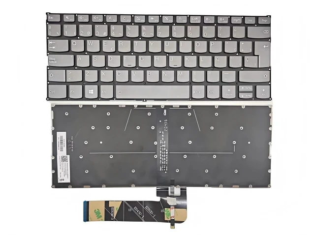 Main image of Laptop Replacement Latin Spanish Keyboard for Lenovo Yoga 730-13IKB 730-13IWL 730-15IKB 730-15IWL,Yoga 530-14IKB 530-14ARR, Flex 6-14ARR Flex 6-14IKB, C340-14 C340-14API Series Laptop with Backli