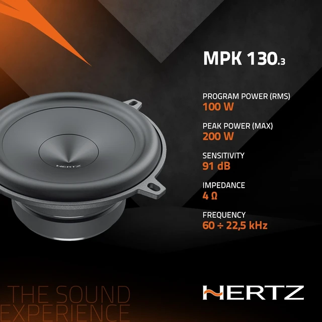 Alt view image 5 of 5 - HERTZ Mille Pro Series MPK 1303 5.25" Two-Way Pro Audio Component System