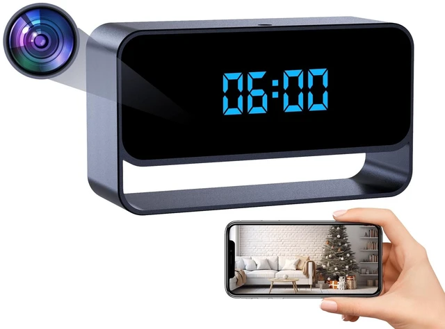 Main image of DuboCam Hidden Camera Clock Mini Wireless Nanny Cam