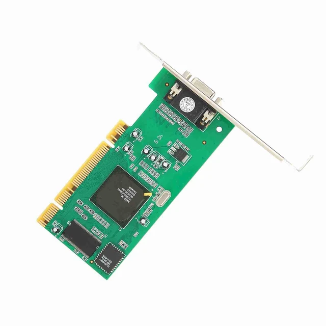 Alt view image 2 of 5 - Hilitand Graphics Card, 8MB 32Bit VGA Video Card, PCI Low Graphics Card for Rage XL, Compatible with 64?bit PCI?X Slot