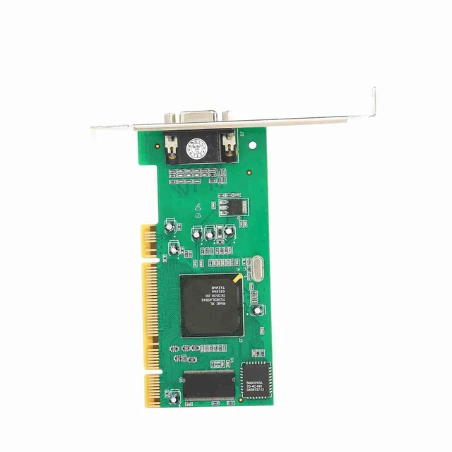 Alt view image 3 of 5 - Hilitand Graphics Card, 8MB 32Bit VGA Video Card, PCI Low Graphics Card for Rage XL, Compatible with 64?bit PCI?X Slot