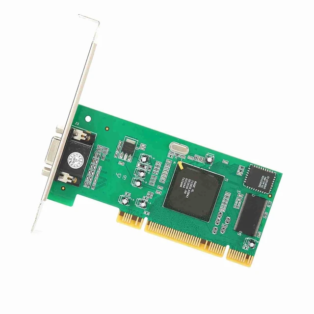 Alt view image 4 of 5 - Hilitand Graphics Card, 8MB 32Bit VGA Video Card, PCI Low Graphics Card for Rage XL, Compatible with 64?bit PCI?X Slot