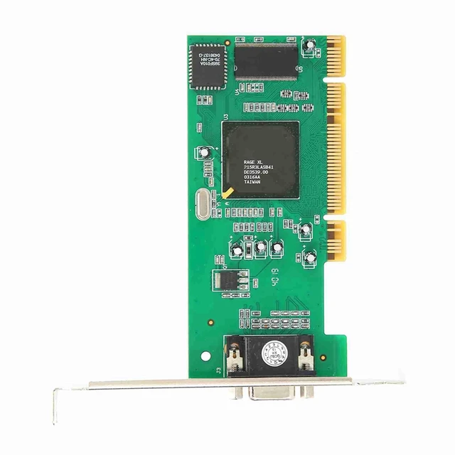 Alt view image 5 of 5 - Hilitand Graphics Card, 8MB 32Bit VGA Video Card, PCI Low Graphics Card for Rage XL, Compatible with 64?bit PCI?X Slot
