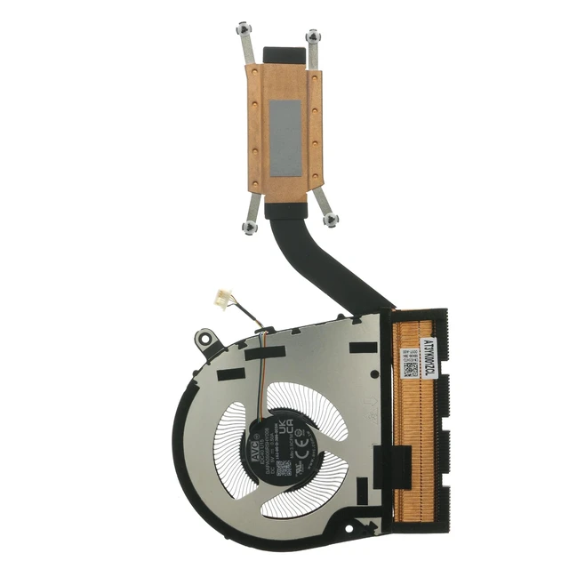 Alt view image 4 of 4 - 021KT2 CPU Cooling Fan with Heatsink Replacement for Dell Latitude 7440 E7440 2-in-1 21KT2 BAPA0906R5HY008 AT3YK001ZCL DC 5V 0.5A 6-Pin 4-Wire