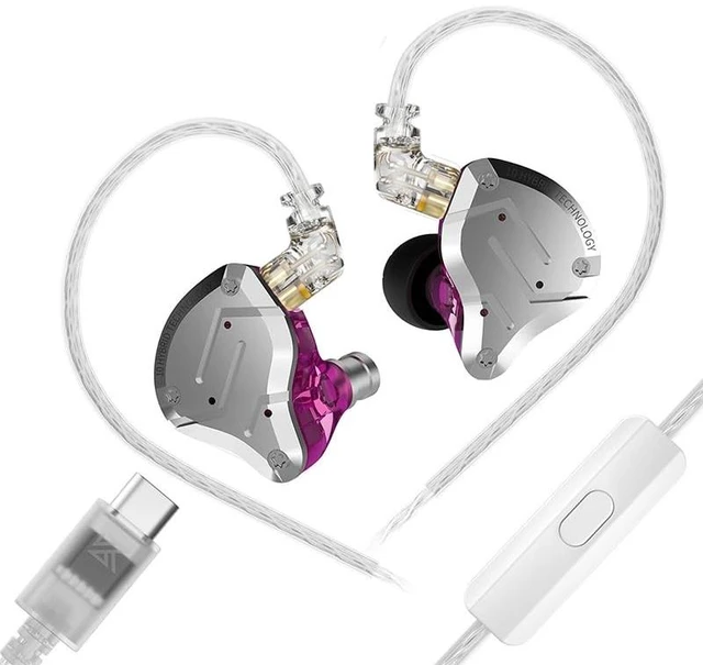 Main image of KZ ZS10 Pro Type-C Gaming Earbuds,USBC in Ear Monitor Headphones, IEM Earbuds Headphone with 4BA and 1DD Drivers Wired Earbuds, KZ HiFi IEM Earphone with Detachable