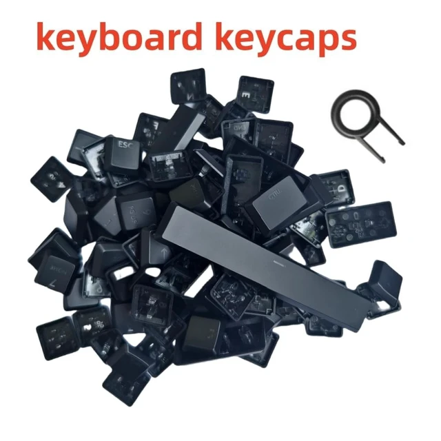 Alt view image 2 of 5 - Full Set of Keyboard 109 Keycaps Replacement for Logitech G915 G913 G815 G813 TKL RGB Gaming Mechanical Keyboard Black