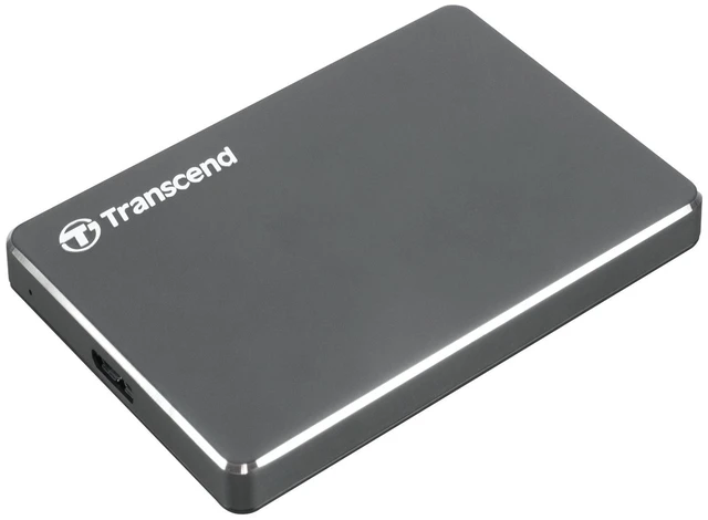 Main image of Transcend 1TB StoreJet 25C3N Portable HDD, Sleek Aluminum Case, Type-A