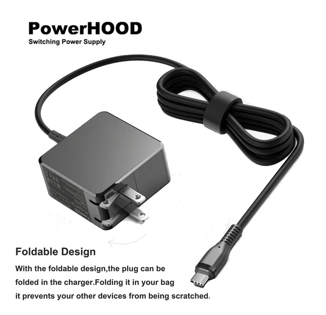 Alt view image 4 of 4 - 45W USB-C Charger for Anker Nebula Capsule 3 Laser D2426 1080p Projector