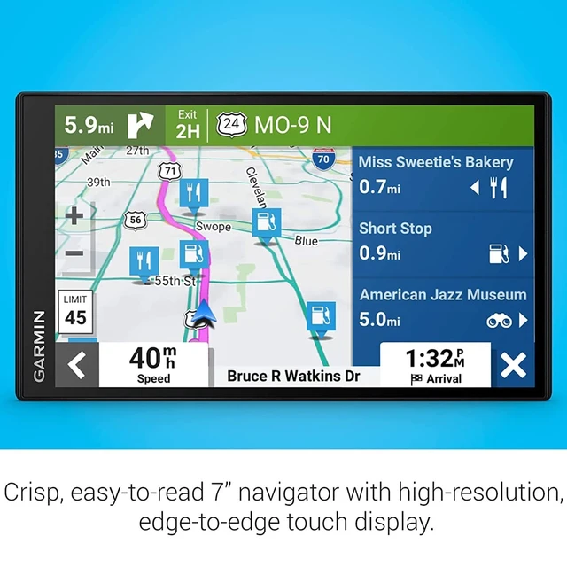 Alt view image 4 of 5 - Garmin DriveSmart 86 8" Car GPS Navigator (010-02471-00) ^^ Official USA Partner Model ^^ Bundle with 10" Hard EVA Case