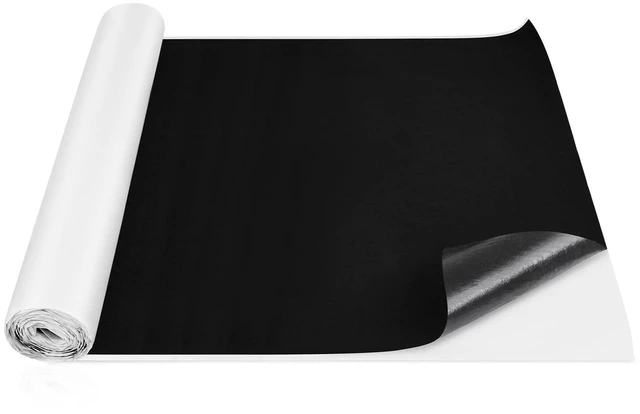 Main image of Nuanchu 25.8 Sq Ft Self Adhesive Underfelt Carpet 24 x 78 in, Black
