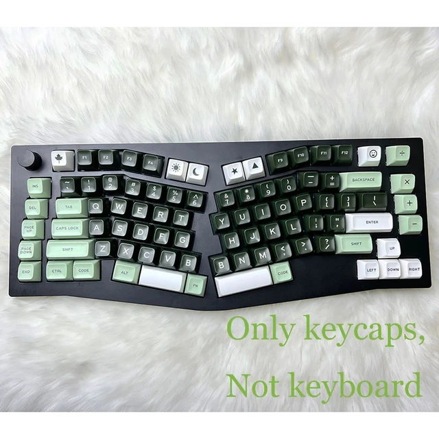 Alt view image 5 of 5 - Guffercty kred SA Profile PBT Keycaps,173 Set Double Shot Durable Keycaps for Custom Mechanical Keyboard Mod Fit 60% 100% Layout for Gamers Typists (Salon Style)