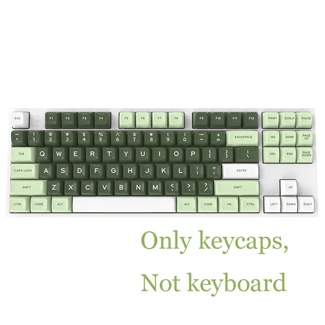 Alt view image 2 of 5 - Guffercty kred SA Profile PBT Keycaps,173 Set Double Shot Durable Keycaps for Custom Mechanical Keyboard Mod Fit 60% 100% Layout for Gamers Typists (Salon Style)