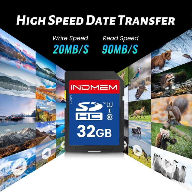 Alt view image 5 of 5 - SD Card 32GB, 8-Pack UHS-I Class 10 MLC Flash Memory Cards, High Speed Full HD Video Recording Secure Digital Cards for Camera DSLR Action Cam Camcorder Phone Digital Device