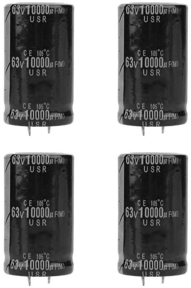 Main image of Audio Capacitor, 4Pcs 10000uF 63V for Amplifier