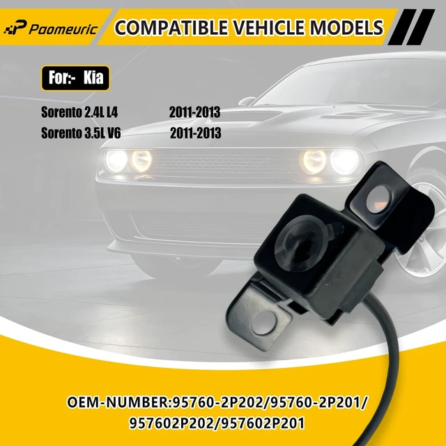 Alt view image 2 of 5 - 95760-2P202 Rear View Backup Camera Compatible for Kia Sorento 2011-2013