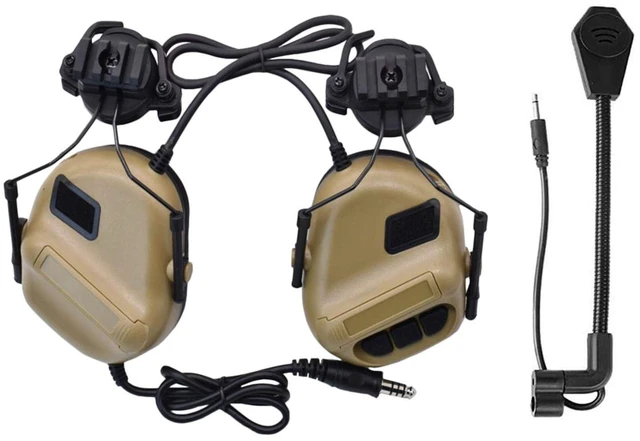 Main image of JFFCESTORE Tactical Headset No Noise Reduction for Z.Tactical Series PTT(tan)