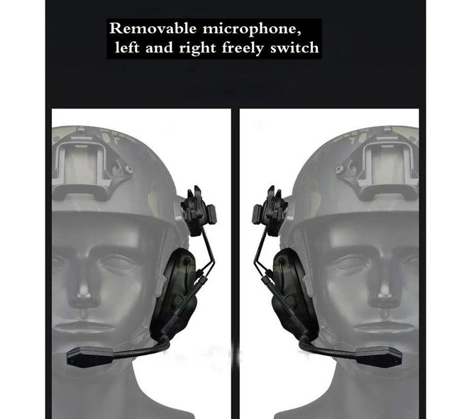 Alt view image 3 of 5 - JFFCESTORE Tactical Headset No Noise Reduction for Z.Tactical Series PTT(tan)
