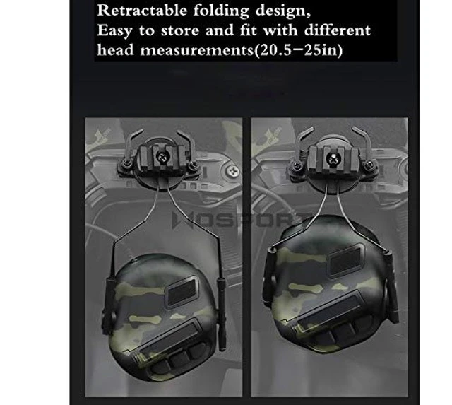 Alt view image 5 of 5 - JFFCESTORE Tactical Headset No Noise Reduction for Z.Tactical Series PTT(tan)