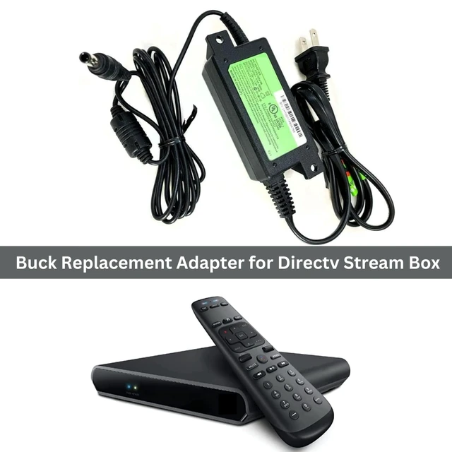Alt view image 2 of 4 - Buck AT&T TV Now DirecTV Stream EPS10R4-15 / EPS10R4-16 / EPS10R4-08 Genuine Replacement AC Power Adapter - 12V 1.5A 18W with PC, Compatible with Streaming Devices and Set-Top Boxes