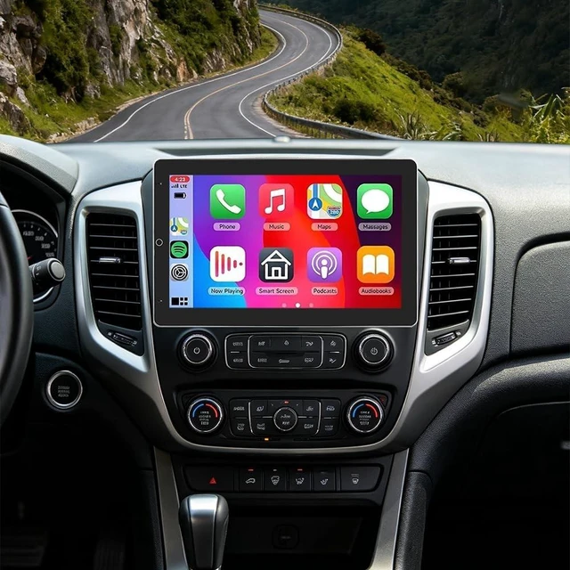 Main image of 2+64G Double Din Car Radio for GMC Terrain 2010 2011 2012 2013-2017 with Wireless Carplay Android Auto, 10"Rotatable Touchscreen Car Stereo GPS Navigation Radio Bluetooth WiFi AHD Backup Camera