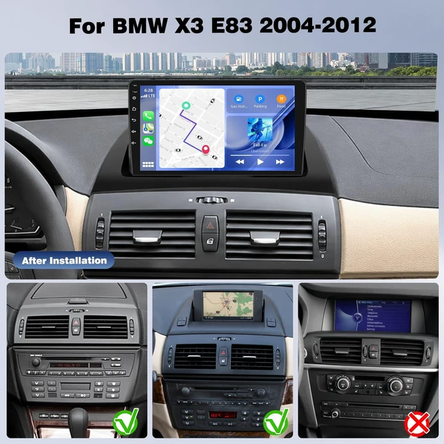 Alt view image 2 of 5 - 4+64G Android Car Radio for BMW X3 E83 2004-2012