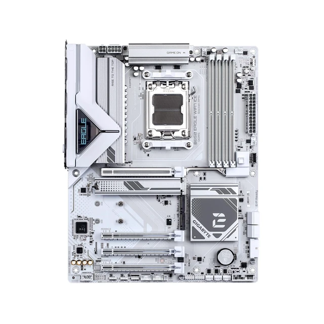 Alt view image 2 of 5 - GIGABYTE B850 Eagle WIFI7 ICE AMD AM5 ATX Motherboard, Support AMD Ryzen 9000/8000/7000 Series, DDR5, 8+2+2 Power Phase, 3X M.2, PCIe 5.0, USB-C, WIFI7, 2.5GbE LAN, EZ-Latch, 3-Year Warrant