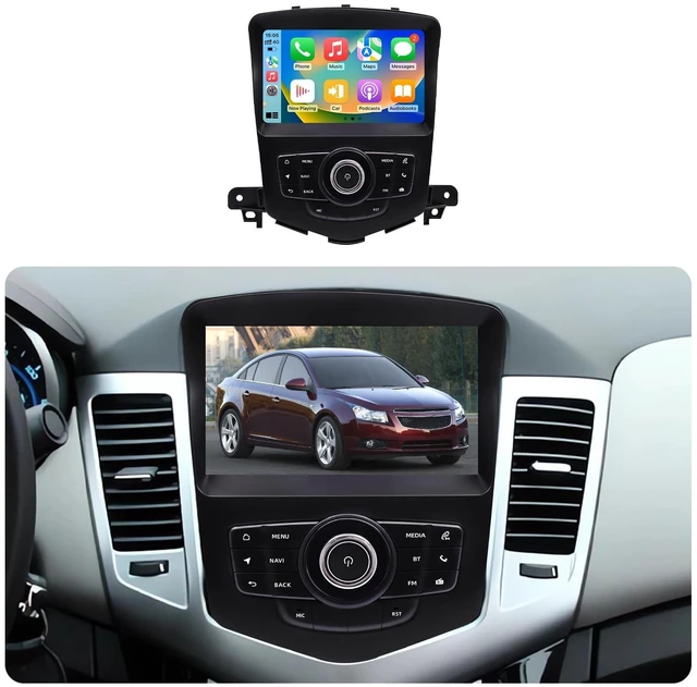 Main image of Android 14 Car Radio Stereo Compatible with Chevrolet Cruze 2009-2014, 8" OEM Style Touch Screen Wireless CarPlay & Android Auto GPS Navigation FM Radio Upgrade Bluetooth HD Backup Camera 2GB+6