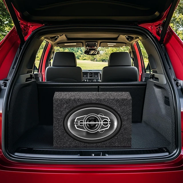 Alt view image 5 of 5 - 6x9 Inch Car Audio Speaker Box Enclosure, Universal Fit Ported Enclosure