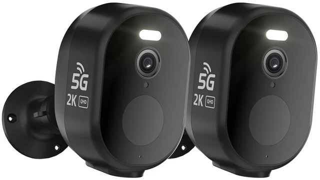 Main image of RICHCHO 2Pack Security Cameras Wireless Outdoor 2.4G/5G,Color Night Vision