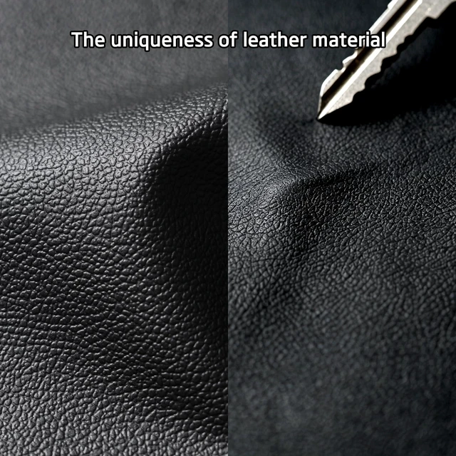 Alt view image 3 of 5 - Leather Outdoor Vinyl Fabric, Marine Faux Leather Waterproof & Weatherproof TV Cover with Roll Up Front, Zipper Closure & Remote Control Pocket, American Flag (Black Leather, TV 60-64")