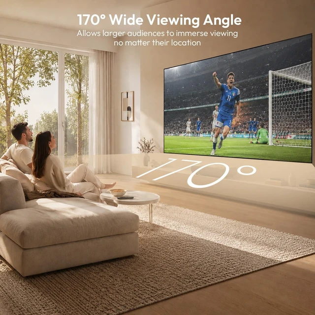 Alt view image 4 of 5 - NothingProjector Fixed Frame Screen, Matte White 120 inch, 1.3 Gain
