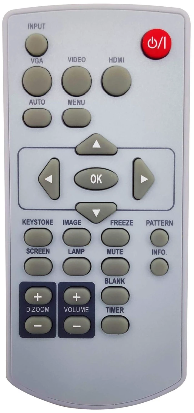 Main image of INTECHING 63910016 Projector Remote Control Replacement