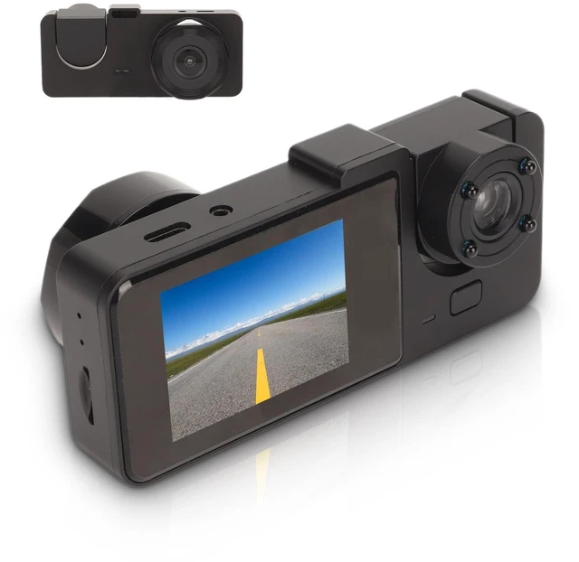 Main image of 4K Dash Cam Front and Rear, 2 Lens Highly Sensitive Dash Camera, 320mAh Circulate Recording, Night Vision, 1080P HD Screen, 170Wide, 24H Parking Monitoring, G Sensor
