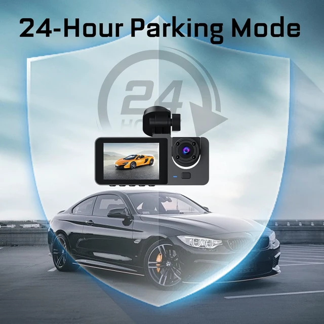 Alt view image 5 of 5 - 4K Dash Cam Front and Rear, 2 Lens Highly Sensitive Dash Camera, 320mAh Circulate Recording, Night Vision, 1080P HD Screen, 170Wide, 24H Parking Monitoring, G Sensor