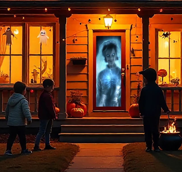 Alt view image 4 of 5 - AtmosFX Ghostly Apparitions Halloween Digital Decoration on USB