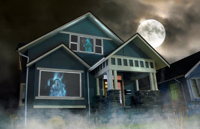 Alt view image 3 of 5 - AtmosFX Ghostly Apparitions Halloween Digital Decoration on USB