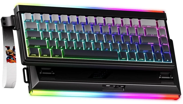 Main image of MEETION Vibekey68 Wireless Gaming Keyboard, 68-Key Tri-Mode RGB, Black