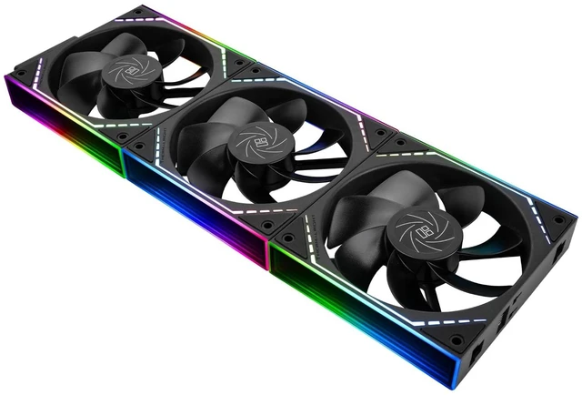 Main image of Thermalright TR TL-M12QR X3 CPU Fan Wireless Splicing 120mm Case Cooler, PWM Connector Silent Computer Cooling with S-FDB Bearing, Building Blocks PC Fan with ARGB Mirror Light Effec