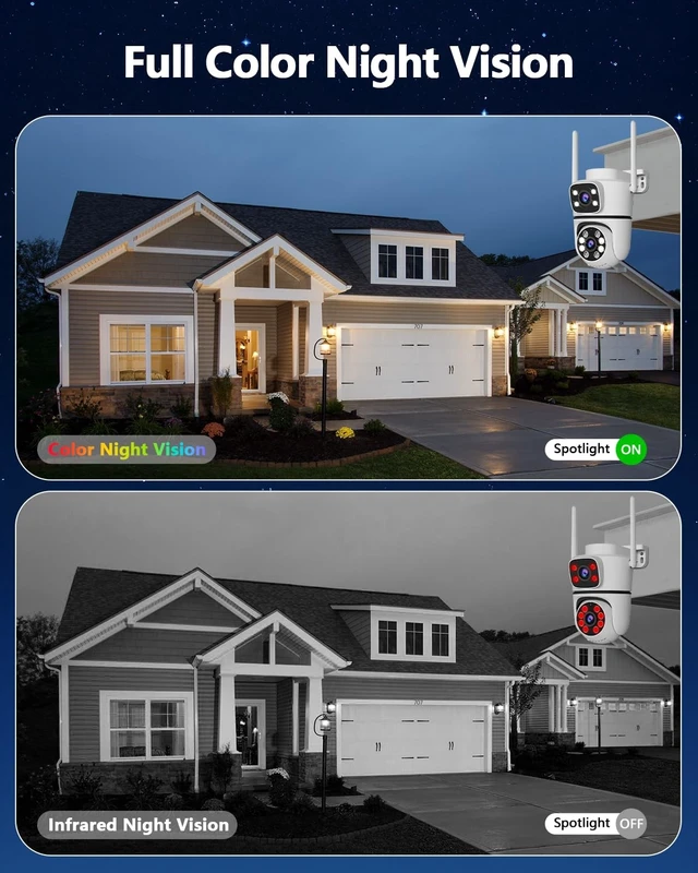 Alt view image 5 of 5 - 5MP Outdoor Wireless Security Camera, PTZ WiFi Video Surveillance Cameras