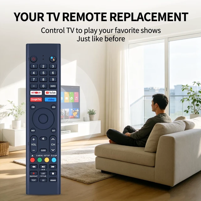 Alt view image 2 of 5 - Remote Control for Sylvox RT22R3KGCA RT24R3KGCA RT27R2KGCA FHD Smart RV TV