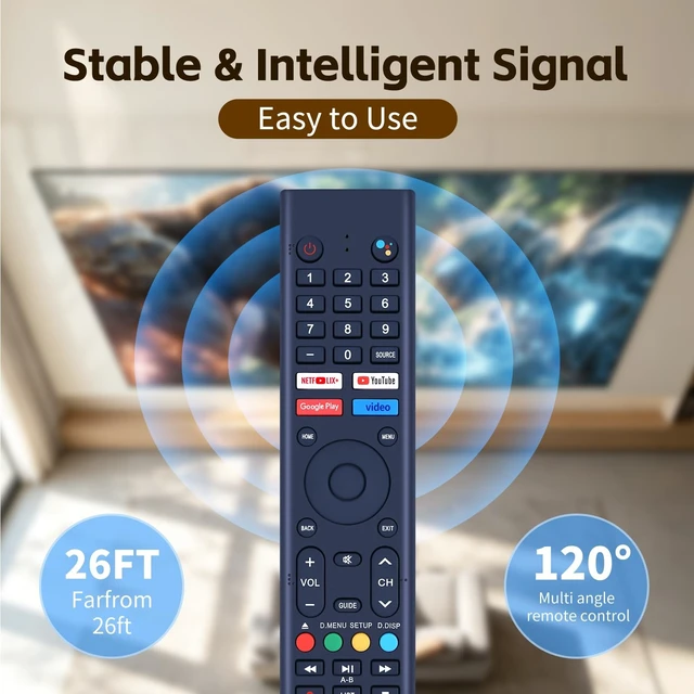 Alt view image 4 of 5 - Remote Control for Sylvox RT22R3KGCA RT24R3KGCA RT27R2KGCA FHD Smart RV TV