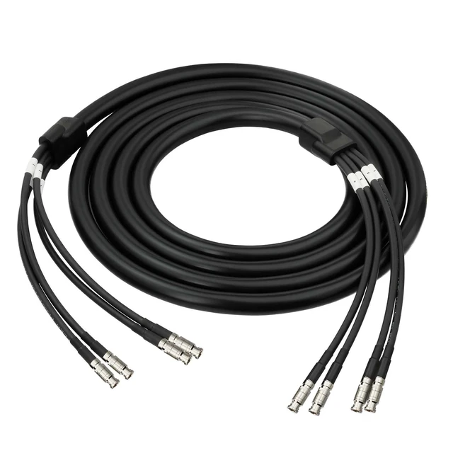 Alt view image 4 of 5 - Superbat CXP-12 4-Channel Micro BNC Cable for 12G SDI Machine Vision