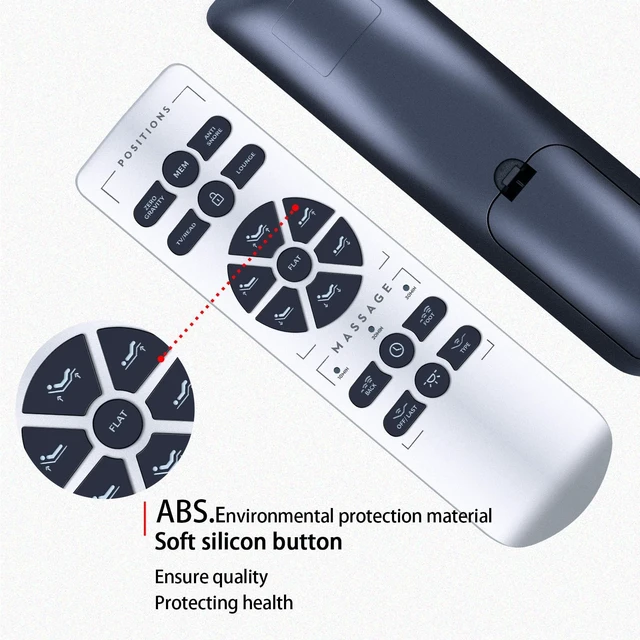 Alt view image 3 of 5 - SJUIF Remote for Malouf Structures M555 M550 Split Queen Adjustable Bed