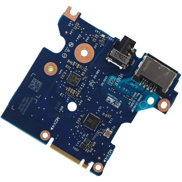 Alt view image 4 of 5 - Deal4GO RJ45 LAN Ethernet Audio Jack IO Board GDXH0 LS-M533P LS-M534P Replacement for Dell G15 5530 5535 G16 7630