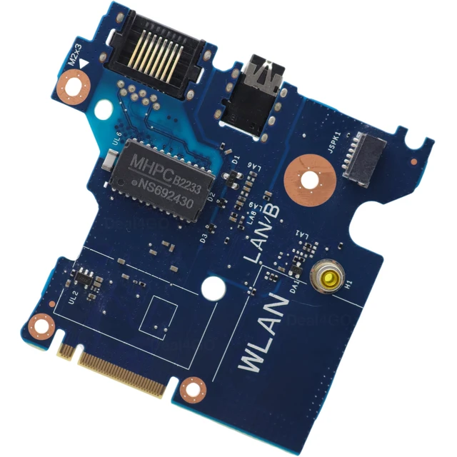 Alt view image 2 of 5 - Deal4GO RJ45 LAN Ethernet Audio Jack IO Board GDXH0 LS-M533P LS-M534P Replacement for Dell G15 5530 5535 G16 7630